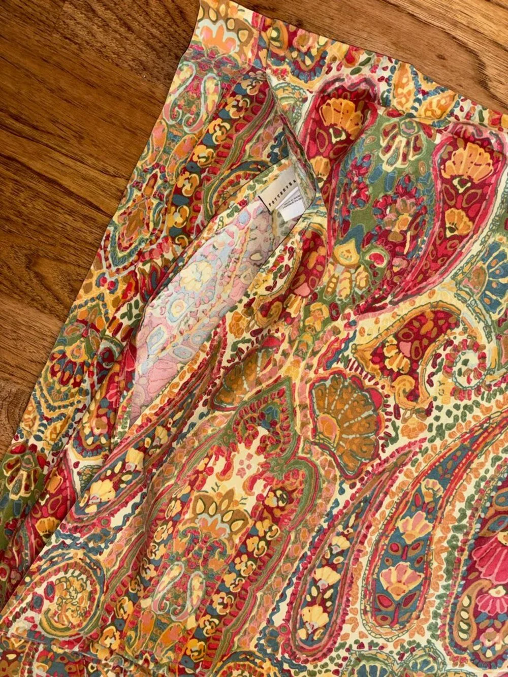 Pottery Barn Rosalie Warm Paisley Queen Duvet & 2 Shams FLORAL COLORFUL MODERN